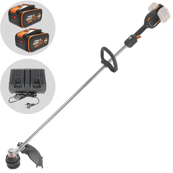 Worx Nitro WG185E - Akku-Freischneider - 40V - 2x20V/4Ah
