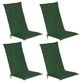 Beautissu Loft HL Hochlehner 120x50x6cm Dunkelgrün 4tlg