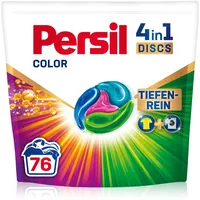 Persil 4in1 Color DISCS (76 Waschladungen), Waschmittel mit Tiefenrein Technologie, Colorwaschmittel für reine Wäsche und hygienische Frische für die Maschine