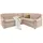 DOMO collection Ecksofa DOMO COLLECTION "Lale zeitlose Formensprache, komfortabel, Breite 251cm, L-Form", beige (natur), B:251cm H:88cm T:193cm, Struktur grob (85% Polyester, 15% Polyacryl );Struktur (100% Polyester);Microfaser PRIMABELLE (100% Polyester), Sofas,