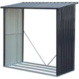 Tepro Kaminholzregal Wood Store Large Metall 164 x 83 x 157 cm Anthrazit