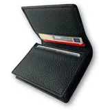 Fomax Echtleder Geldbörse schwarz