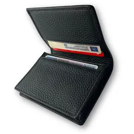 Fomax Echtleder Geldbörse schwarz