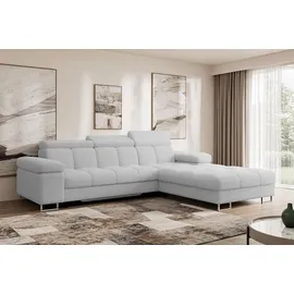 altdecor Ecksofa Cord mit Schlaffunktion 2-Sitzer Rosa