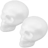KONTONTY Mini-totenköpfe Zum Aufhängen Unfertiger Schaumstoff- Für Halloween