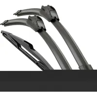 Trades Best Front- und Heckscheibenwischer Set für X3 | Typ E83 | 2004-2010 Flachbalken