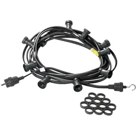 SPICELITE Illu-Partylichterkette LED 50 m Schwarz