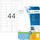 Herma Universaletiketten 5051 Weiß 48,3 x 25,4 mm 25 Blatt