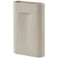 Muuto Ridge Vase, höhe 48,5 cm, beige