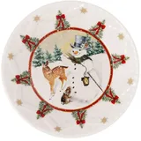 Villeroy & Boch Toy's Fantasy Schale Klein Bunt, Bowl, Weihnachtsschale mit Tieren, Servierschale, Weihnachtsgeschirr Toys, Keramik, Premium Porcelain