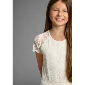 Kidsworld Jerseykleid in creme-weiß | Gr.: 116/122