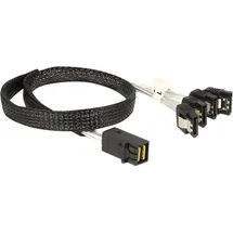 DeLock Kabel Mini SAS HD SFF-8643 zu SATA 7 0,5m