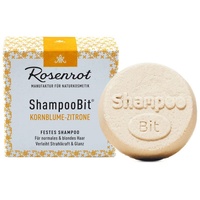 Rosenrot festes Shampoo Kornblume-Zitrone (Normales blondes Haar)