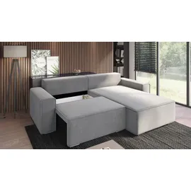 e-meubles Ecksofa mit Schlaffunktion und Bettkasten, Couch für Wohnzimmer, Schlafsofa Sofagarnitur Sofa Eckcouch L-form Wohnlandschaft mit Bettfunktion 250x...