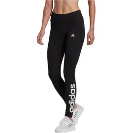 Adidas Essentials Logo High Waist Leggings Black / White 2XS