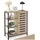 Tectake Sideboard 71 x 82 x 32 cm Braun