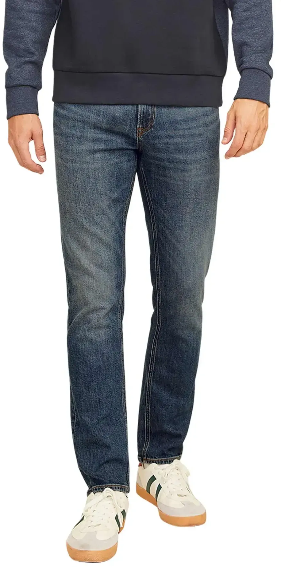 Jack & Jones Clark Jeans Original in dunkler Waschung-W31 / L32