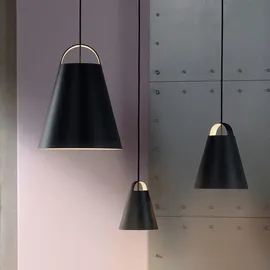Louis Poulsen Above 1-flg. 55 cm kugelförmig schwarz