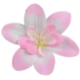 30x Künstliche Blumen Orchidee,8cm Seidenblume Köpfe KunstOrchidee,Kunstblumen Orchidee,Künstlich Blumenkopf Deko-Blüten Orchideeblumen für Thanksgiving Party Tischdeko DIY Kleidung Deko,Hell-Pink