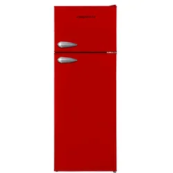 Kühlschrank freistehend 171 Liter 4* Gefrierfach Stand Retro 144 cm Rot Respekta