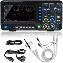 Peaktech 1401, 2 Kanäle, 10 MHz, 100 MS/s, USB Schnittstelle, PC Software, P 1401, Schwarz