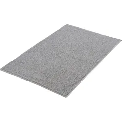Badematte KLEINE WOLKE "Chrissy", grau, H:10mm, Baumwolle, Badematten, Badteppich, Uni Farben
