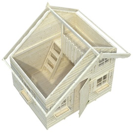Palmako Spielhaus BxT: 220 x 180 cm (Außenmaße), Wandstärke: 16 mm, weiß