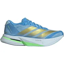 adidas Adizero Boston 13 Damen Blue Burst/Gold Metallic/Glow Blue 40
