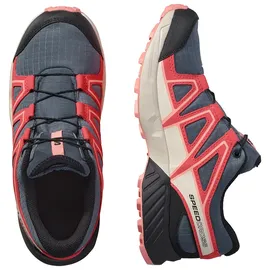 Salomon Speedcross Wp Wanderschuhe - Grisaille / Hushed Violet / Rouge Red - EU 34
