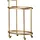 Woood Bartisch Push Trolley 67 x 35 x 86 cm Gold