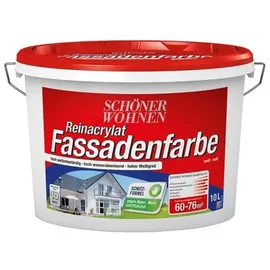 Schöner Wohnen FARBE Fassadenfarbe Weiß matt 2,5 l