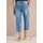 Cecil 3/4 Wide Leg Jeans, im Loose Fit - blau