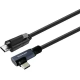 Vivolink USB-C to USB-C Angled Cable (7.50 m, USB 3.2 Gen 2x2), USB Kabel