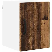 VidaXL Küchenwandschrank mit Tür Altholz 30 x 31 x