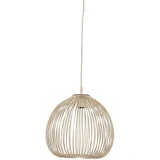 Light & Living Rilana 1-flg. Ø 34 cm beige Metall