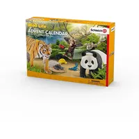 Schleich - Tierfiguren, Adventskalender Wild Life 2017; 97433 - Beige