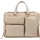 Dudu Pocket Aktentasche Leder 36 cm Laptopfach beige
