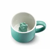 donkey products Maneki Neko Tasse 0,15 l Türkis