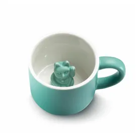 donkey products Maneki Neko Tasse 0,15 l Türkis