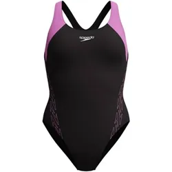SPEEDO Damen Schwimmanzug Womens Hyperboom Splice, Neon Violet, 46