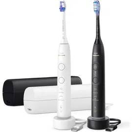 Philips Sonicare 7100 Series HX7429/02 + 2. Handstück Schwarz/Weiß