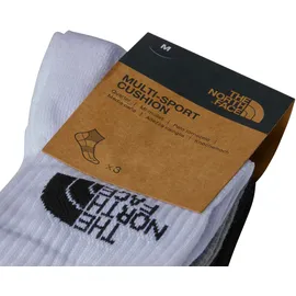 The North Face Multi Sport Cush Quarter Socken 3er Pack Schwarz/Mehrfarbig 41-43