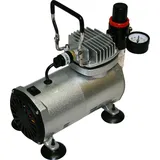 BC-ELEC - TC-20B ölfreier mini-kompressor airbrush kompressor leise 0-4 bar grau druckminderer