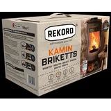 REKORD Braunkohlebriketts 10 kg Kaminbriketts Klütten Brix Ofen Kamin Brennstoff