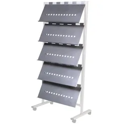 rocada 8320 Regalböden für Prospekt- ständer 8304, 35x77 cm, 5 St.