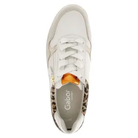 Gabor Sneaker Low Beige/Weiß Damen K-Weite 38