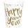 Boland 13455 - Party-Becher Happy New Year, 10 Stück, 210 ml, Party-Geschirr, 100 % Papier, Silvester, Neujahr, Jahreswechsel