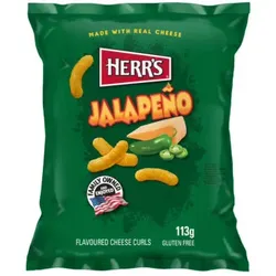 Herr's Jalapeno Baked Cheese Curls 113g
