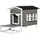 PawHut Katzenhaus mit Terrasse und Balkon 115 x 66,5 x 74,7 cm