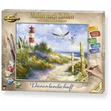 Schipper 609130884 - Malen nach Zahlen Sylt, Dünenlandschaft mit Leuchtturm